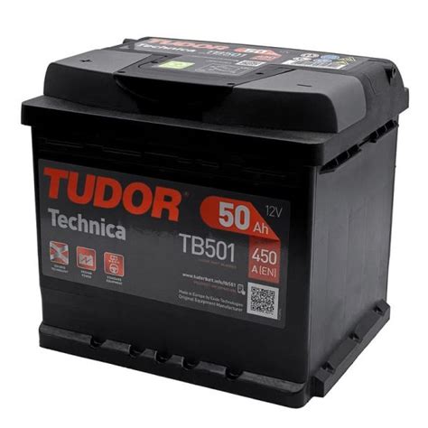 batteria auto 50ah tudor|Batteria Tudor TB501 .